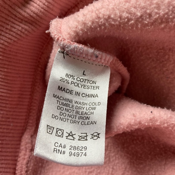 Stussy Pink Hoodie with Logo Design - Picture 5 of 5